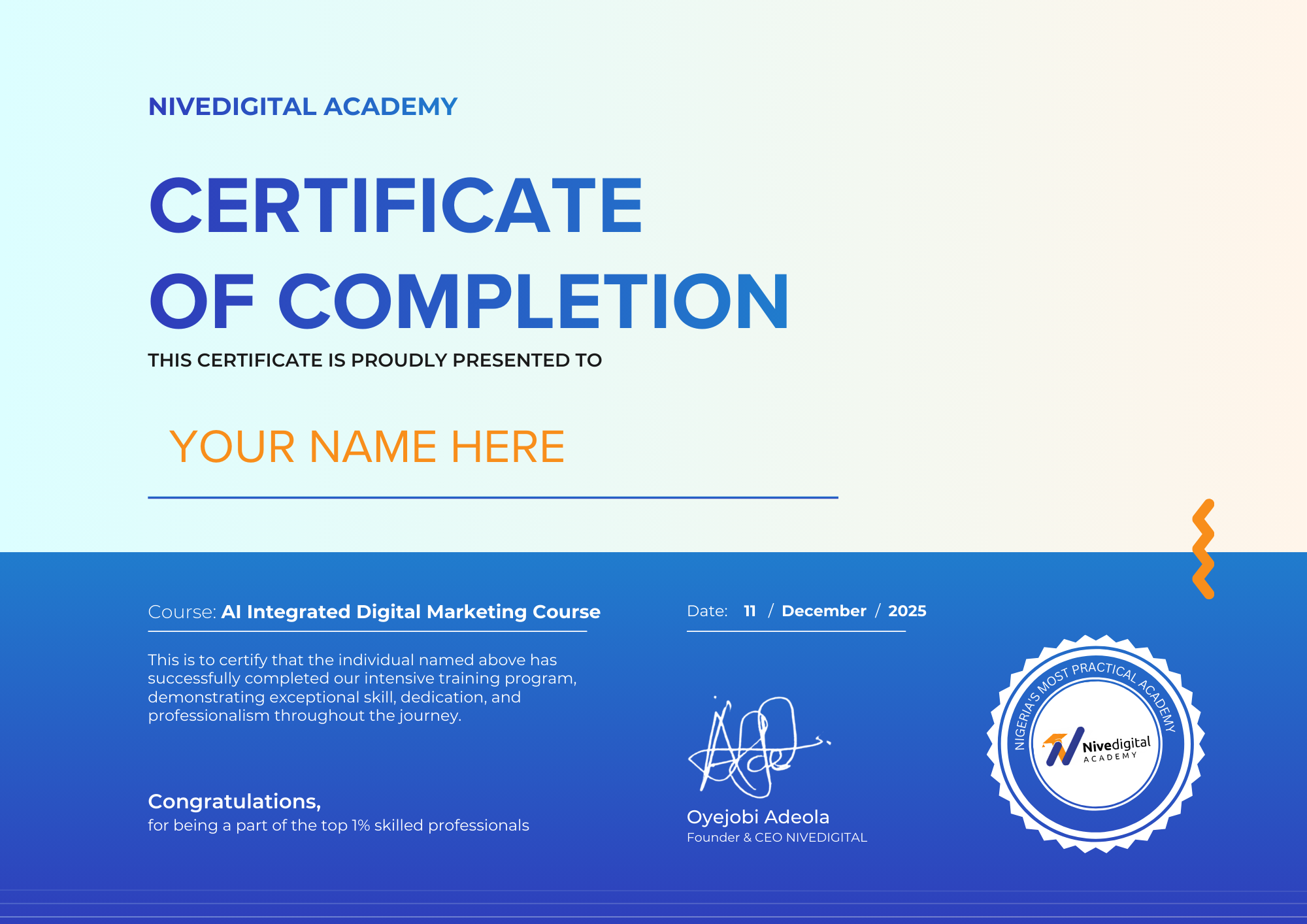 Professional Certifications